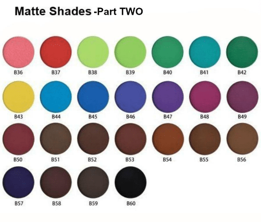White Case 15 Shade DIY Palette - MQO 25 pcs