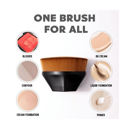 The Perfect Blend Multifunctional Magic Kabuki Brush Black- MQO 12pcs