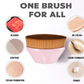 The Perfect Blend Multifunctional Magic Kabuki Brush Pink- MQO 12pcs